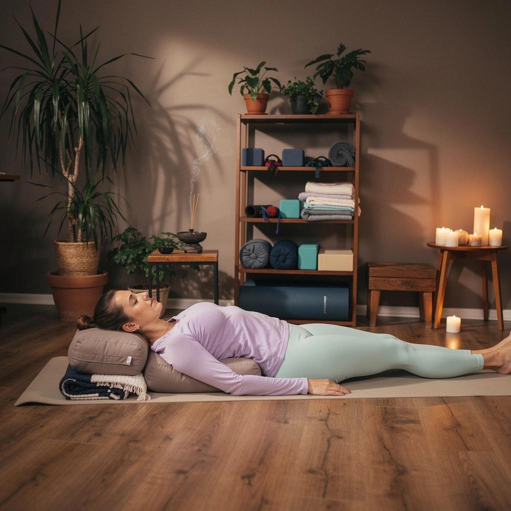 Un reloj de pared marcando el tiempo, simbolizando la eficiencia de las sesiones de yoga.